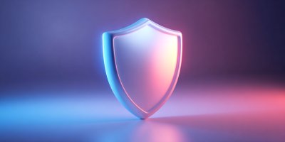 A stylized, modern, and trustworthy shield icon, glowing softly on a clean, professional background, representing safety and community --ar 1:1